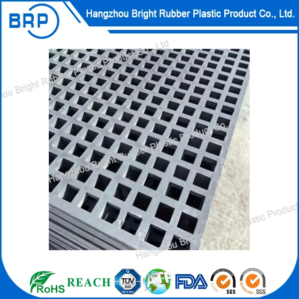 Customized Processing Of 19 * 19 38 * 38 Smooth FRP Grating, Molded Fiberglass Grating, GRP Molded Grating