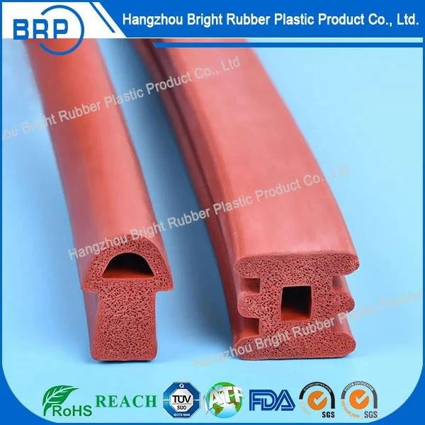 EPDM/NBR/Silicone Waterproof Soft Soundproof Extrusions Rubber Sponge Hollow Profiles
