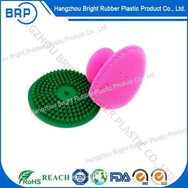 Custom OEM ODM Food Grade Silicone Face Brush Parts Facial Cleansing Brush Accessories